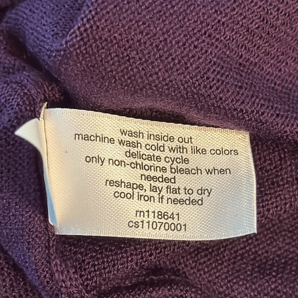 Lane Bryant Fine Merino Wool Collection Blend V-Neck Sweater Size 18/20 - Picture 8 of 10